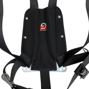 SubGravity Continuous Webbing Harness on Aluminum Backplate